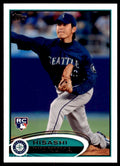 2012 TOPPS HISASHI IWAKUMA SEATTLE MARINERS #484