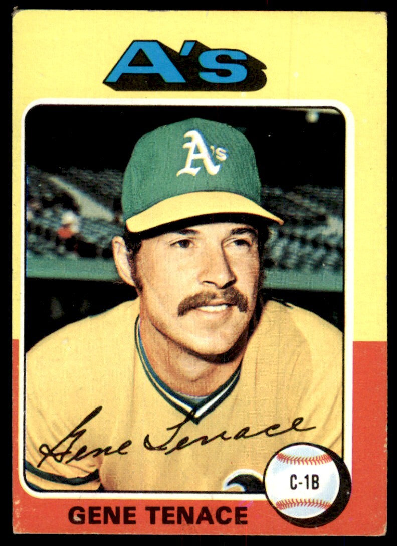 1975 TOPPS GENE TENACE OAKLAND ATHLETICS #535 (T102)
