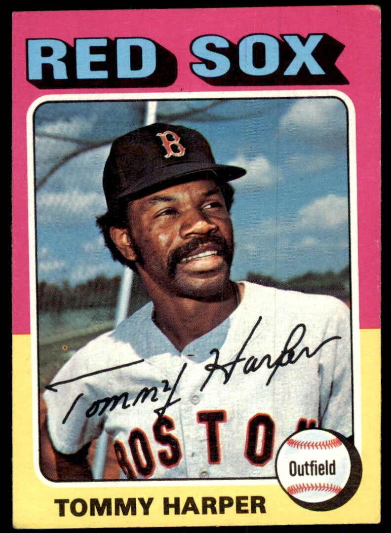 1975 TOPPS TOMMY HARPER BOSTON RED SOX #537 (T102)