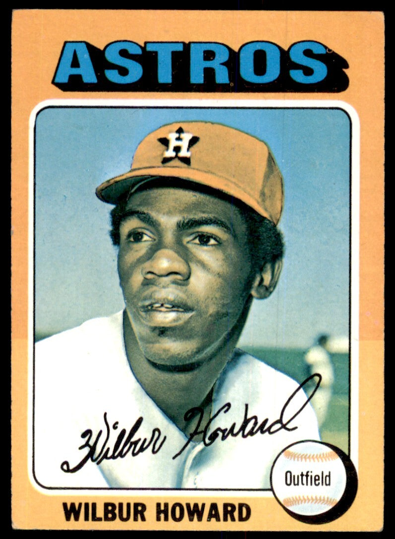 1975 TOPPS WILBUR HOWARD HOUSTON ASTROS #563 (T101)