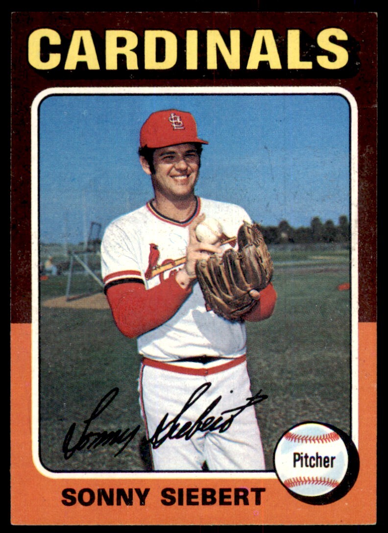 1975 TOPPS SONNY SIEBERT ST. LOUIS CARDINALS #328 (T101)