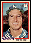 1978 O-PEE-CHEE RICK RHODEN LOS ANGELES DODGERS #159