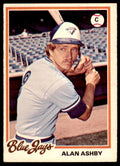 1978 O-PEE-CHEE ALAN ASHBY TORONTO BLUE JAYS #76