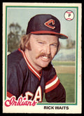 1978 O-PEE-CHEE RICK WAITS CLEVELAND INDIANS #191