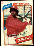 1980 O-PEE-CHEE GARRY TEMPLETON ST. LOUIS CARDINALS #308