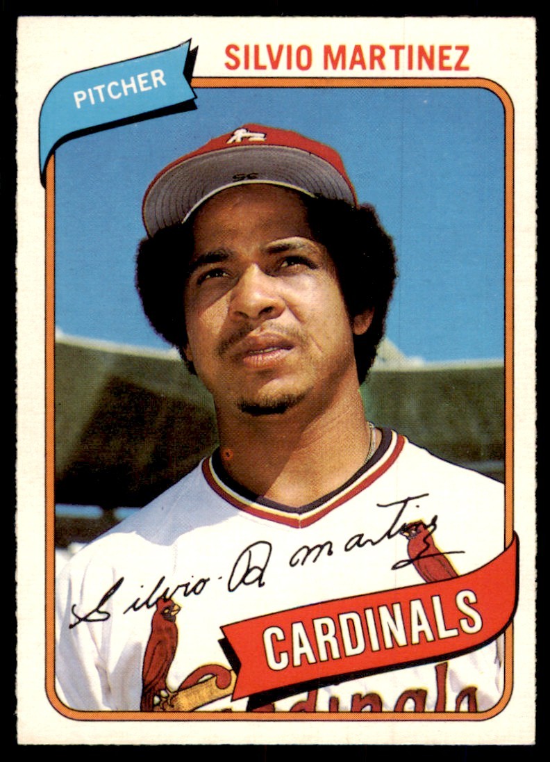 1980 O-PEE-CHEE SILVIO MARTINEZ ST. LOUIS CARDINALS #258
