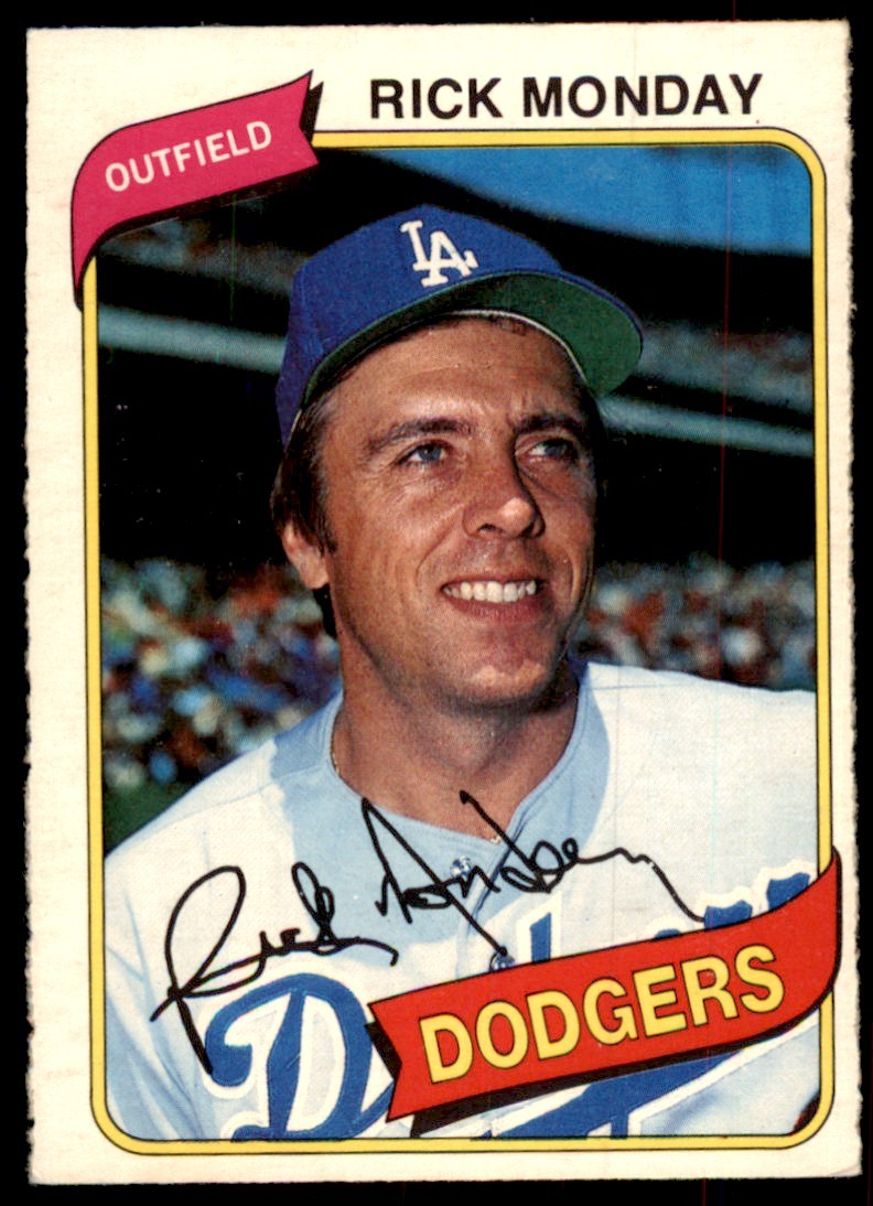 1980 O-PEE-CHEE RICK MONDAY LOS ANGELES DODGERS #243