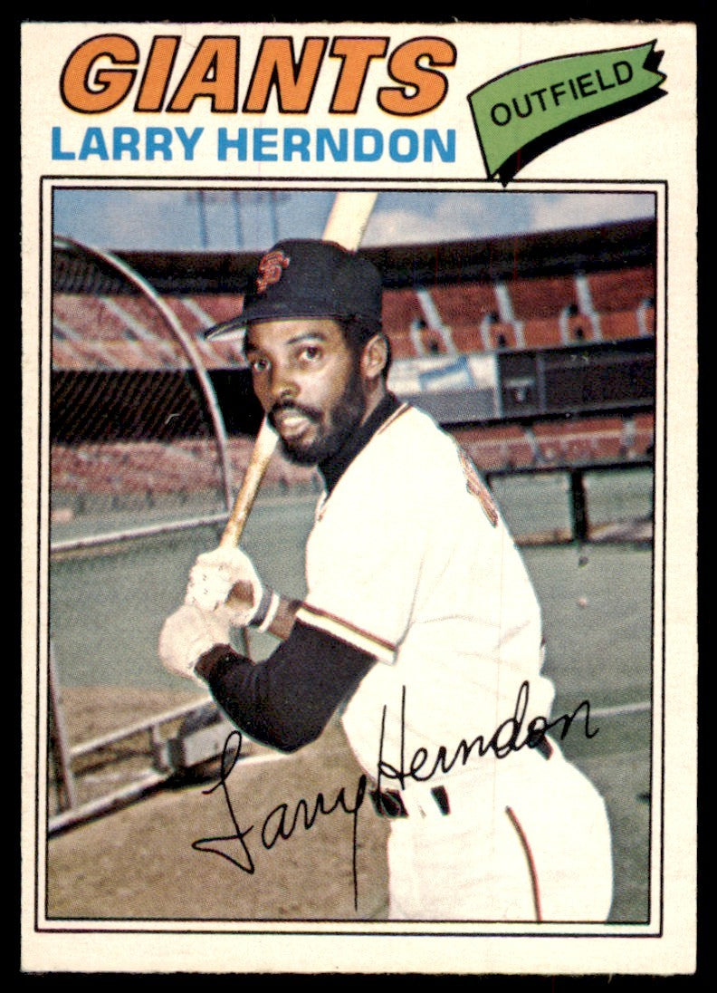 1977 O-PEE-CHEE! LARRY HERNDON SAN FRANCISCO GIANTS #169
