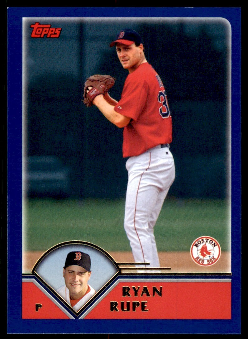 2003 TOPPS TRADED & ROOKIES RYAN RUPE BOSTON RED SOX #T19