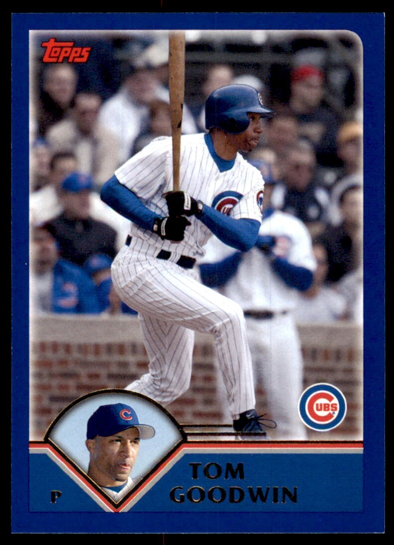 2003 TOPPS TRADED & ROOKIES TOM GOODWIN CHICAGO CUBS #T47