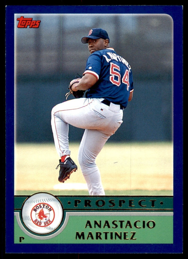 2003 TOPPS TRADED & ROOKIES ANASTACIO MARTINEZ BOSTON RED SOX #T151
