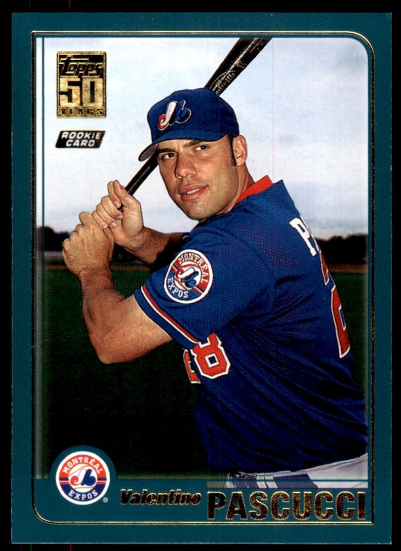 2001 TOPPS TRADED. VAL PASCUCCI MONTREAL EXPOS. #T237