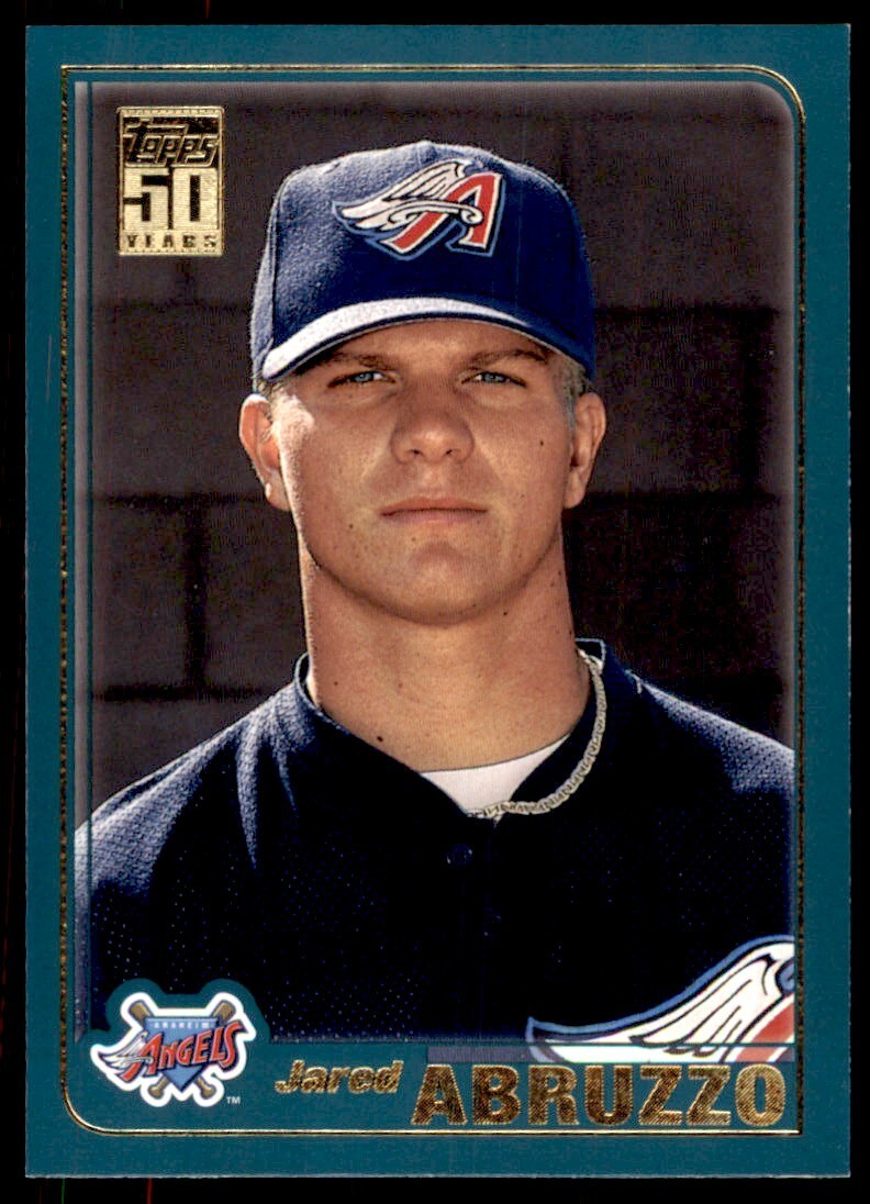 2001 TOPPS TRADED. JARED ABRUZZO ANAHEIM ANGELS #T151