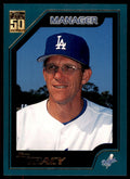 2001 TOPPS TRADED. JIM TRACY LOS ANGELES DODGERS #T150
