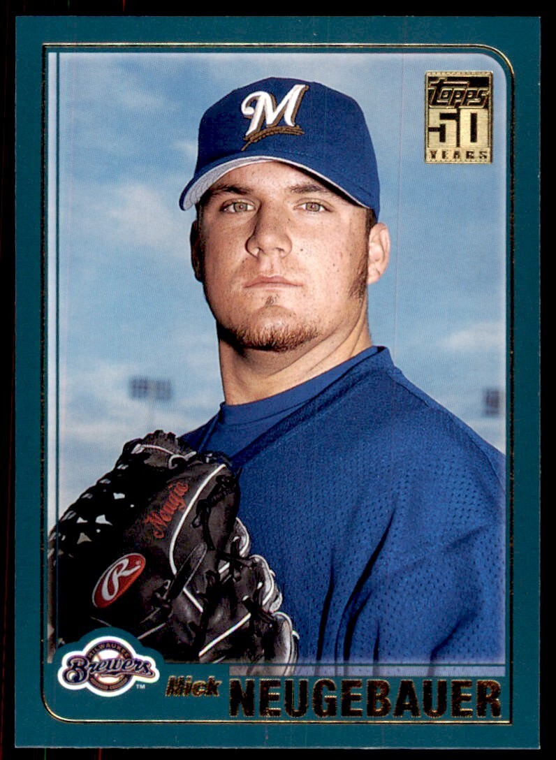2001 TOPPS TRADED* NICK NEUGEBAUER  MILWAUKEE BREWERS #T184