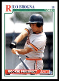 1991 SCORE RICO BROGNA DETROIT TIGERS #741