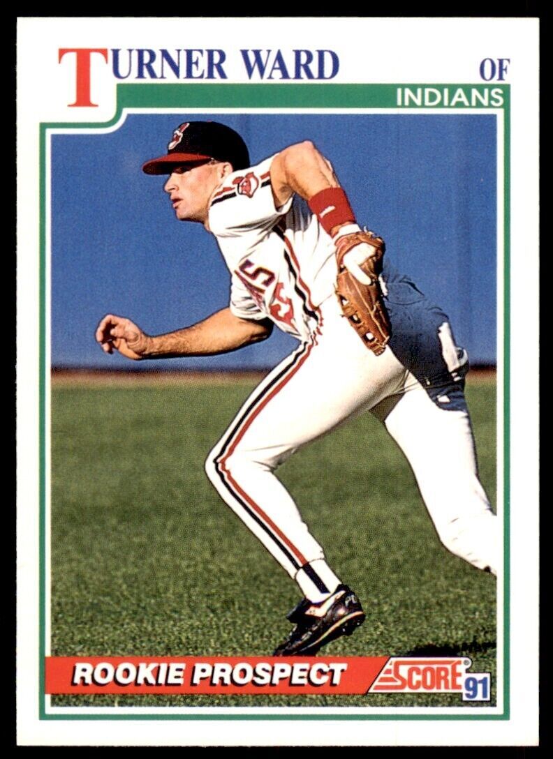 1991 SCORE TURNER WARD CLEVELAND INDIANS #732