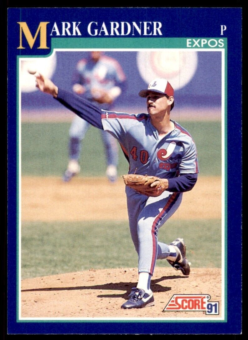 1991 SCORE MARK GARDNER MONTREAL EXPOS #518