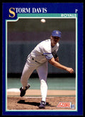 1991 SCORE STORM DAVIS KANSAS CITY ROYALS #511