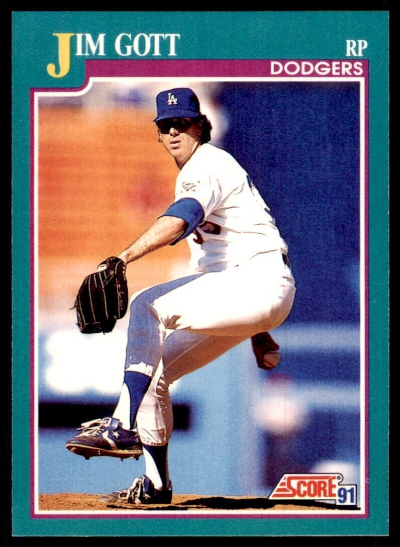 1991 SCORE JIM GOTT LOS ANGELES DODGERS #621