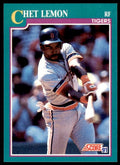 1991 SCORE CHET LEMON DETROIT TIGERS #557