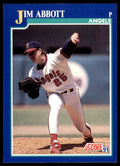 1991 SCORE JIM ABBOTT CALIFORNIA ANGELS #105