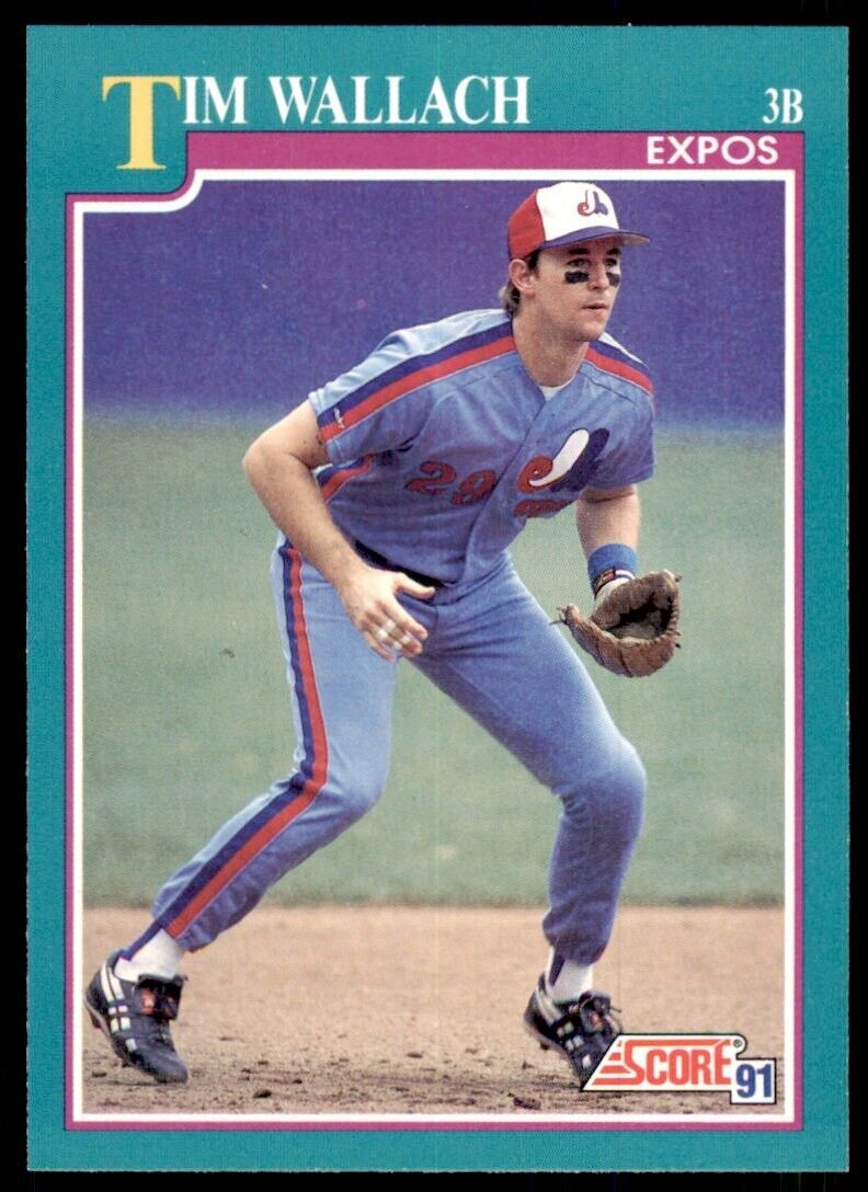 1991 SCORE TIM WALLACH MONTREAL EXPOS #210