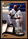 2002 TOPPS OPENING DAY. SANDY ALOMAR JR. CHICAGO WHITE SOX #99