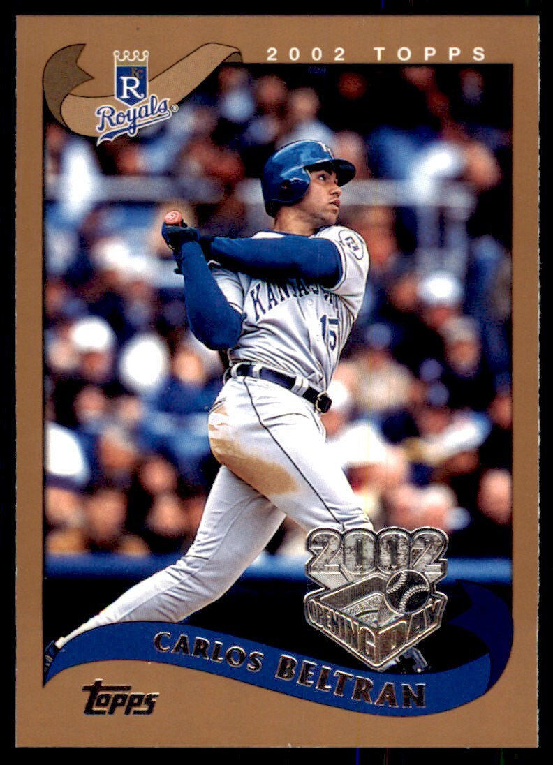 2002 TOPPS OPENING DAY. CARLOS BELTRAN KANSAS CITY ROYALS #82