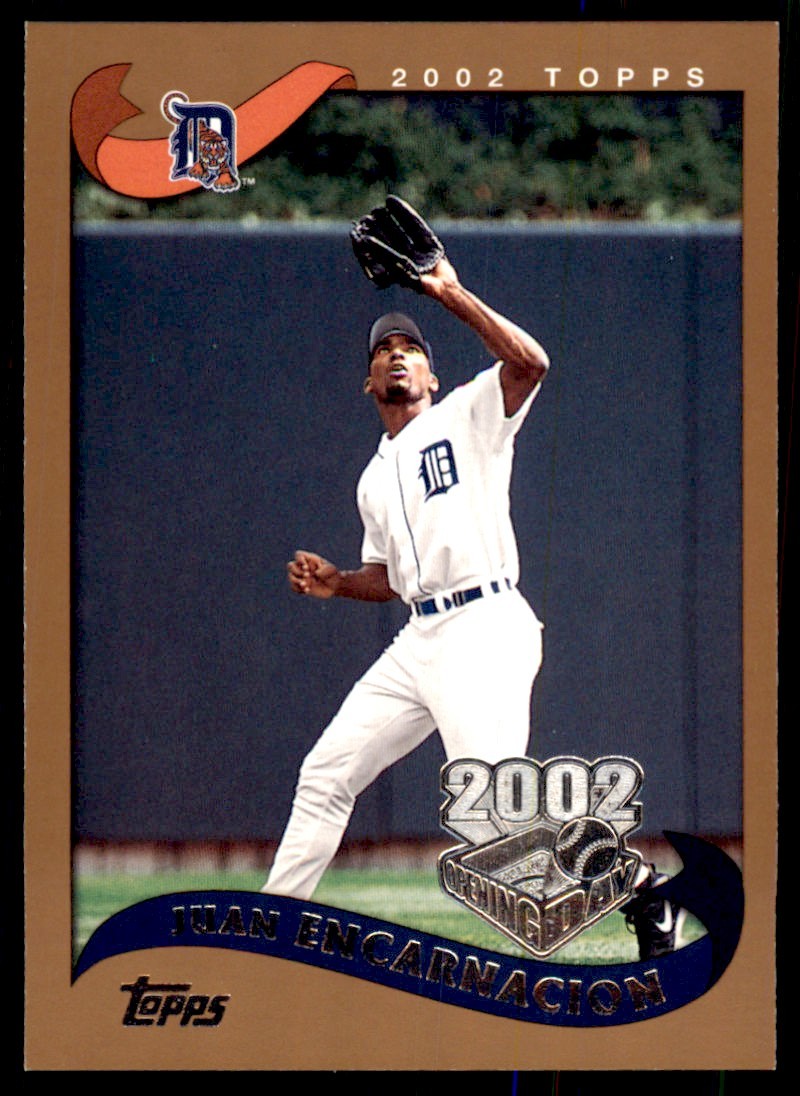 2002 TOPPS OPENING DAY. JUAN ENCARNACION DETROIT TIGERS #83