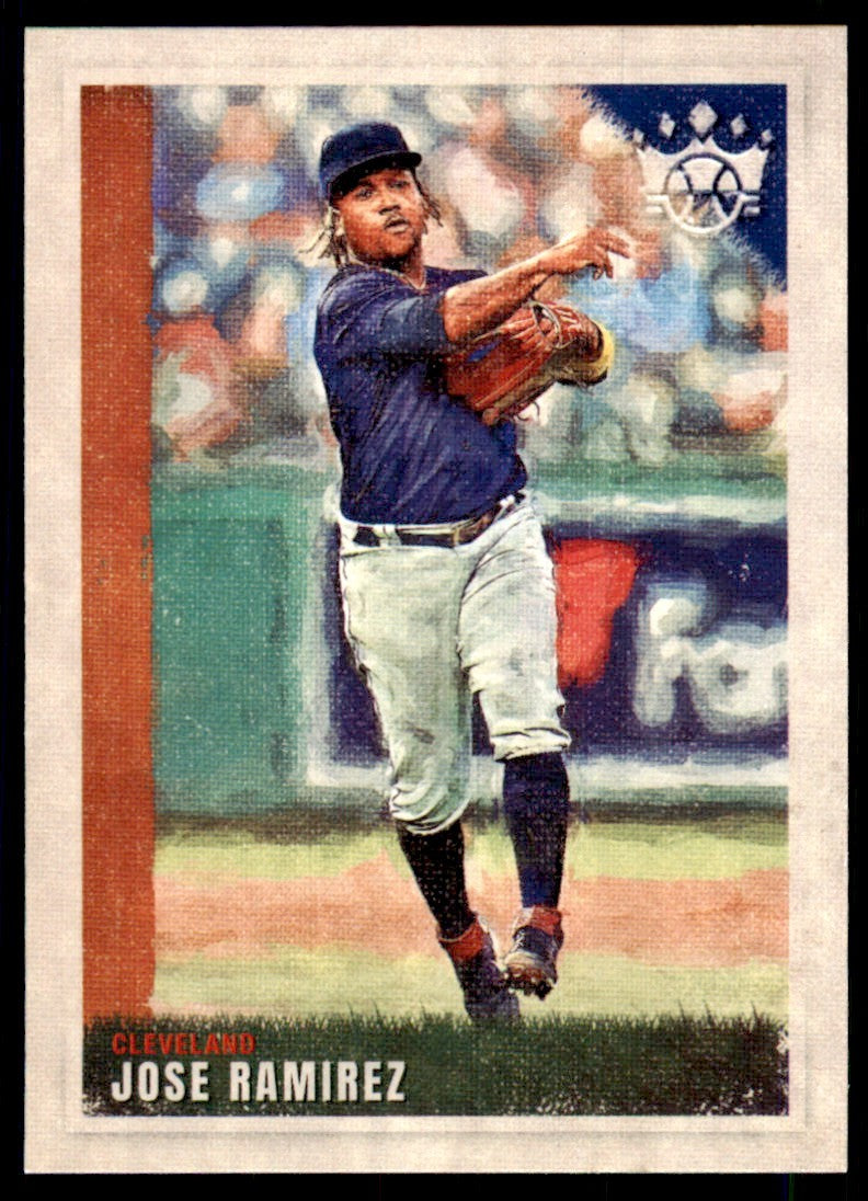 2022 PANINI DIAMOND KINGS BASEBALL JOSE RAMIREZ CLEVELAND GUARDIANS #25