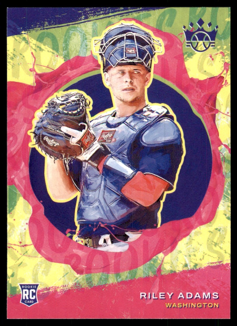2022 PANINI DIAMOND KINGS RILEY ADAMS ROOKIE WASHINGTON NATIONALS #148