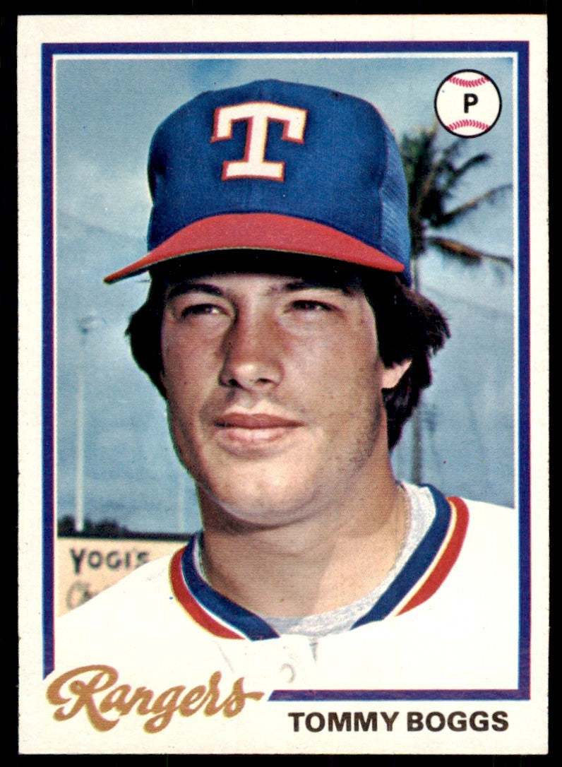 1978 TOPPS TOMMY BOGGS TEXAS RANGERS #518 (112)