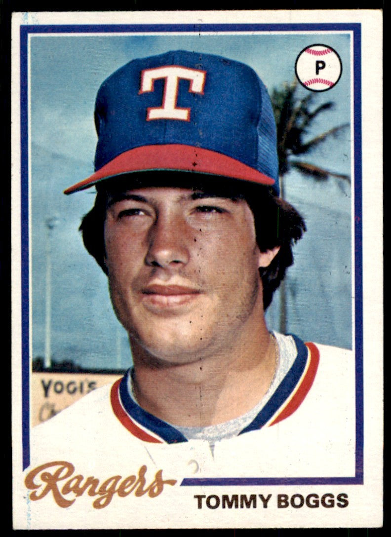 1978 TOPPS TOMMY BOGGS TEXAS RANGERS #518 (113)