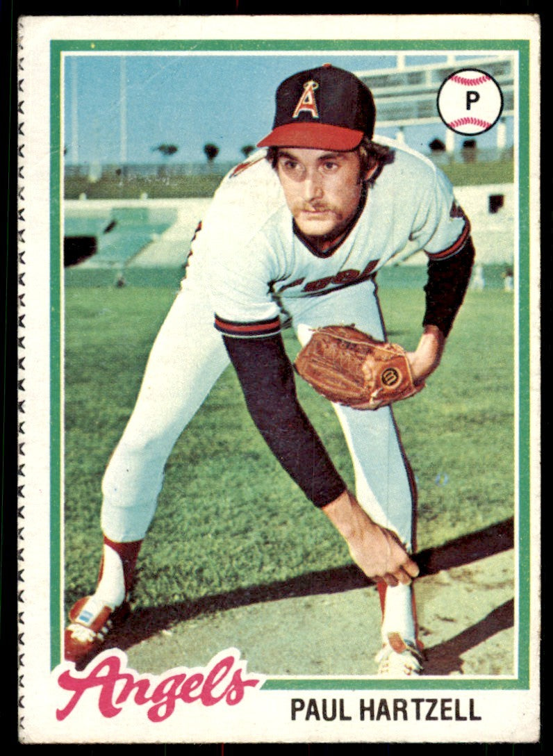 1978 TOPPS PAUL HARTZELL CALIFORNIA ANGELS #529 (106)