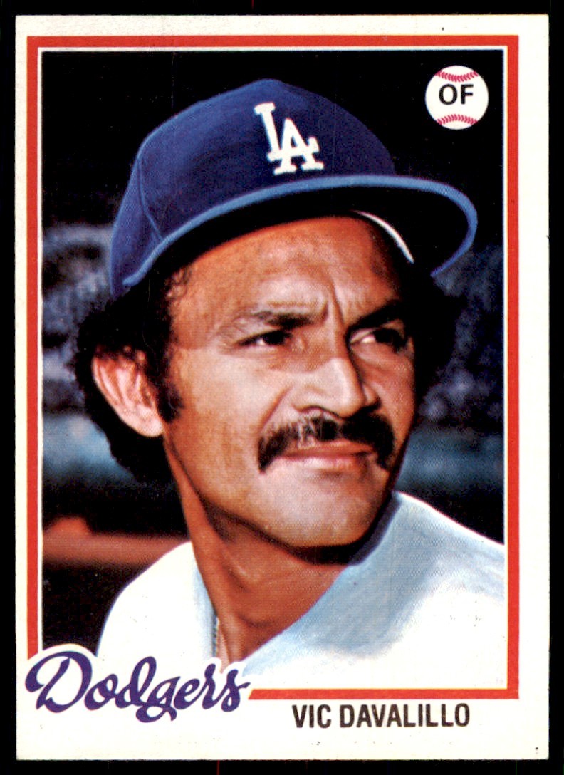 1978 TOPPS VIC DAVALILLO LOS ANGELES DODGERS #539 (105)
