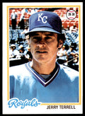 1978 TOPPS JERRY TERRELL KANSAS CITY ROYALS #525 (103)