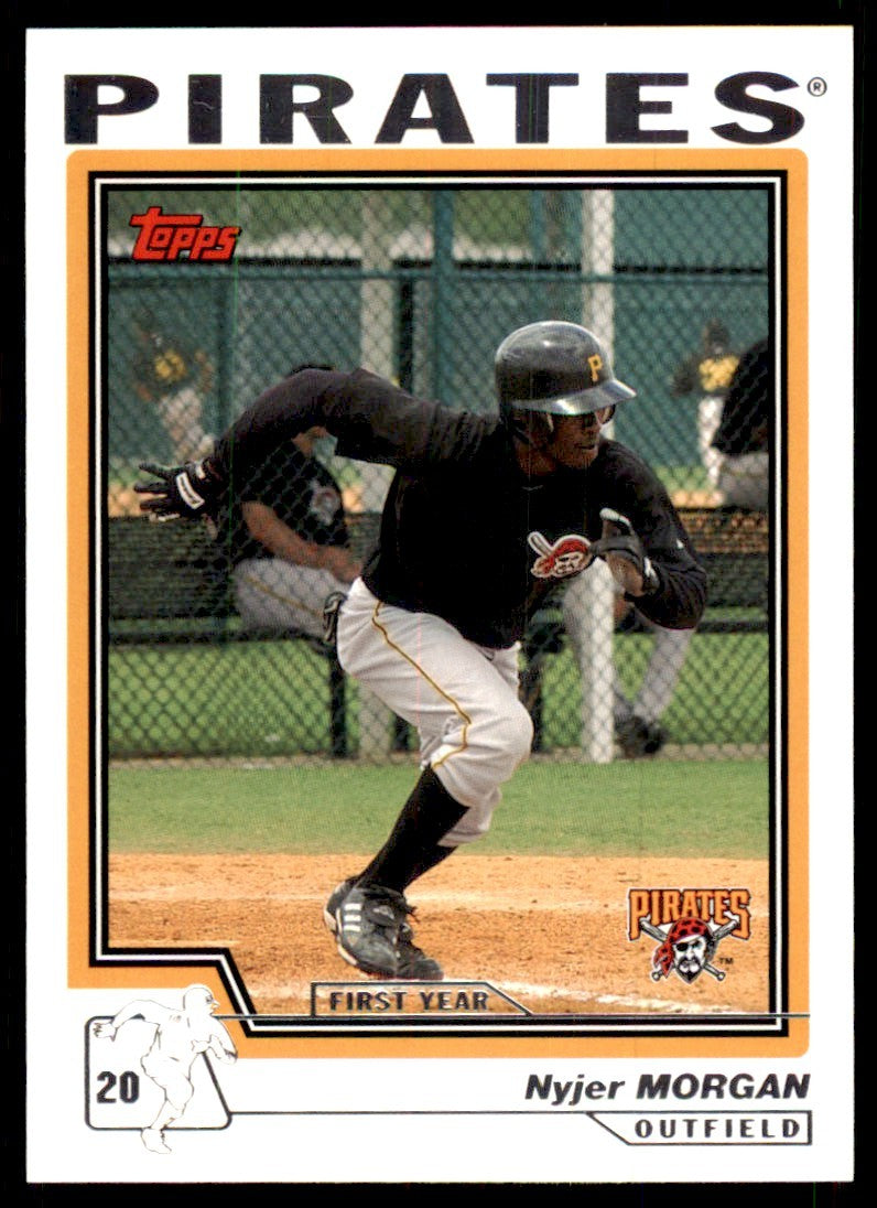 2004 TOPPS TRADED NYJER MORGAN PITTSBURGH PIRATES #T140