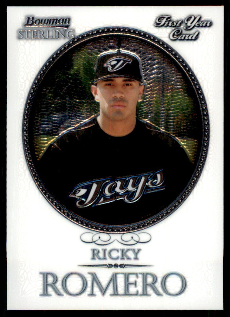 2005 BOWMAN STERLING RICKY ROMERO TORONTO BLUE JAYS #BS-RR
