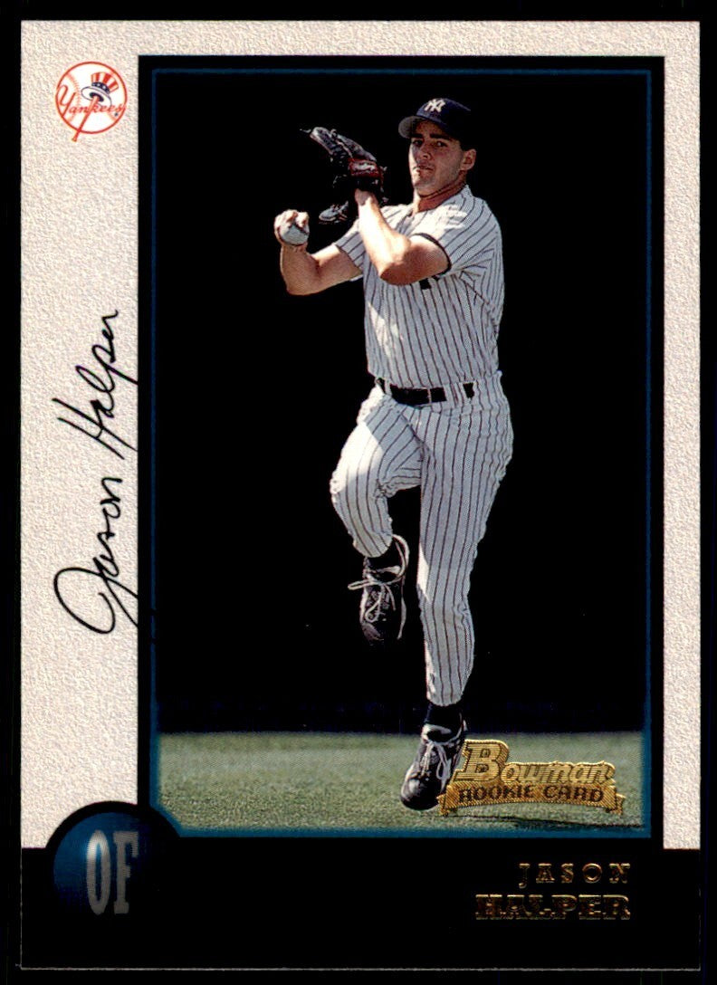 1998 BOWMAN JASON HALPER NEW YORK YANKEES #373