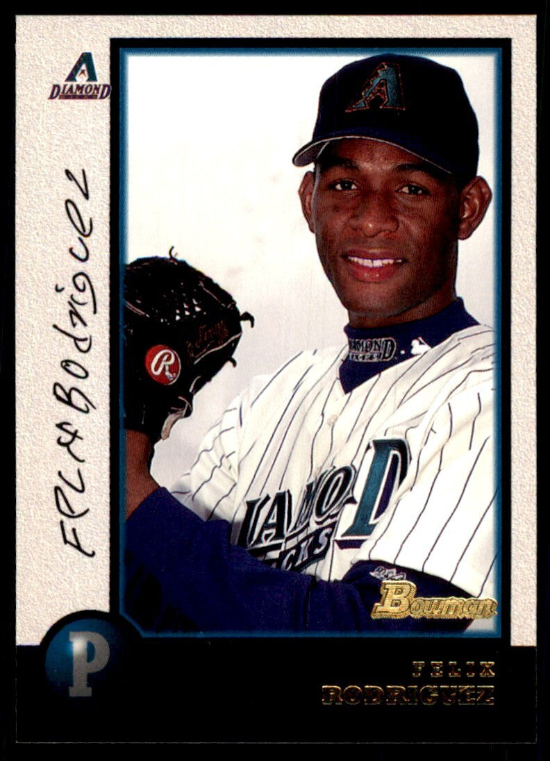 1998 BOWMAN FELIX RODRIGUEZ ARIZONA DIAMONDBACKS #416