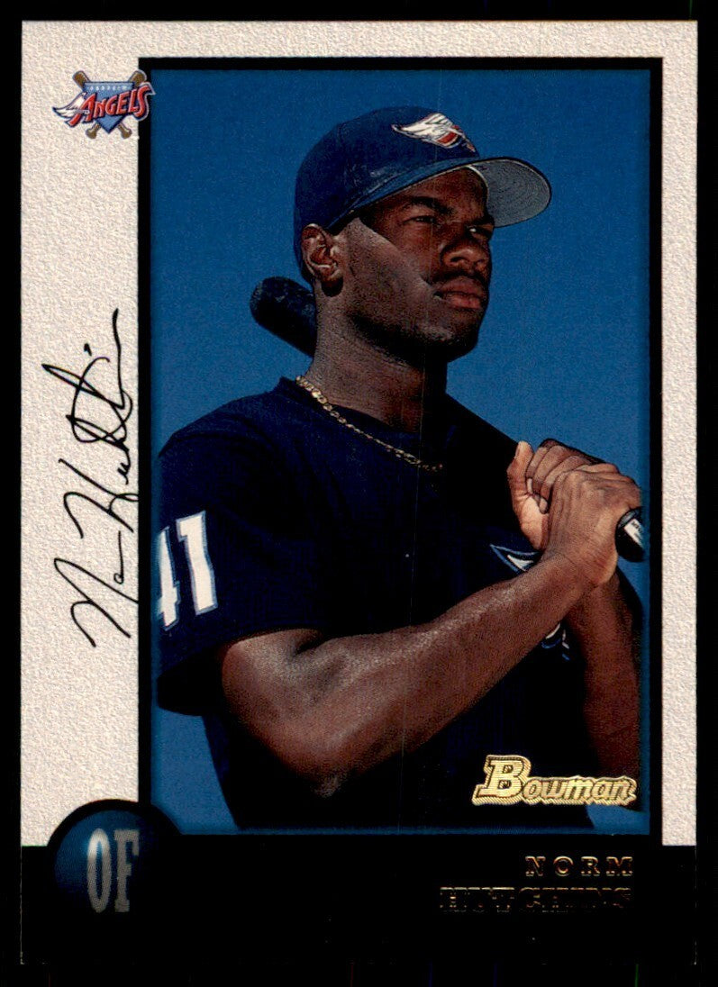 1998 BOWMAN NORM HUTCHINS ANAHEIM ANGELS #156