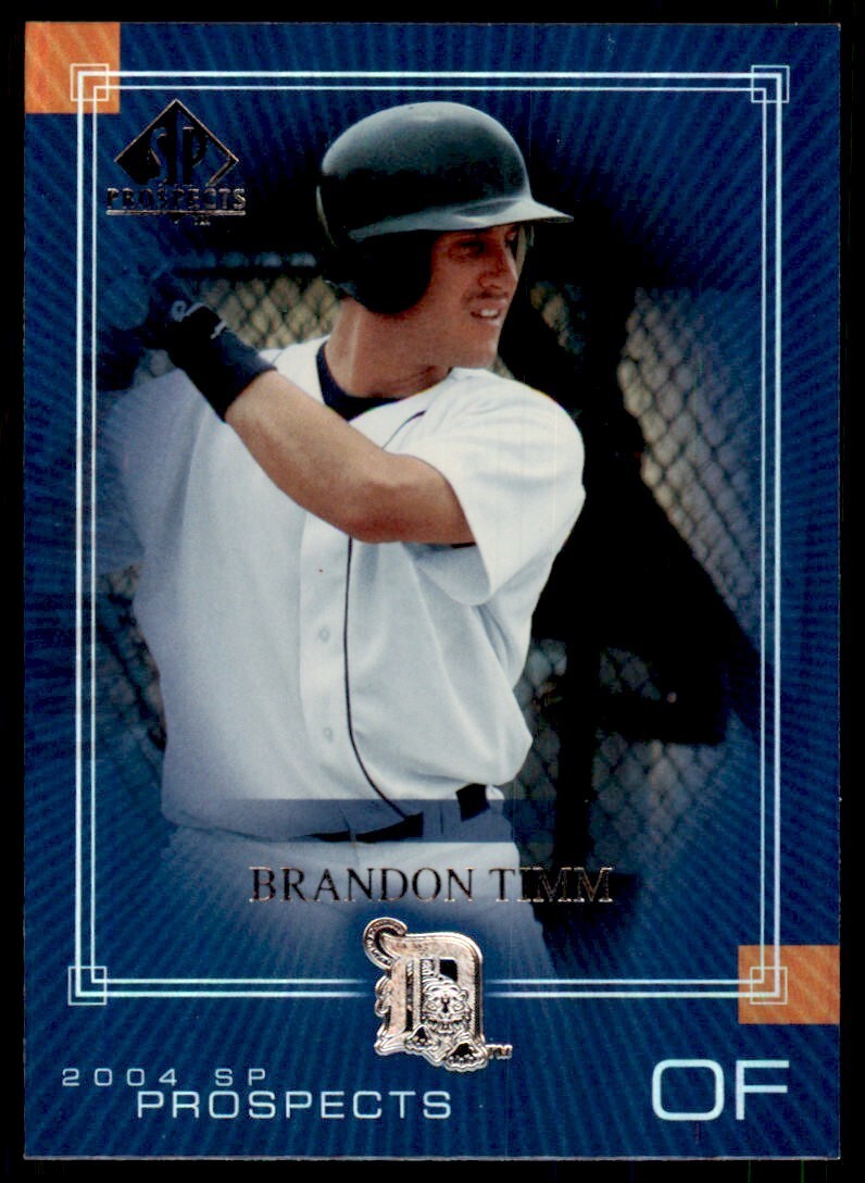 2004 UPPER DECK SP PROSPECTS BRANDON TIMM DETROIT TIGERS #240