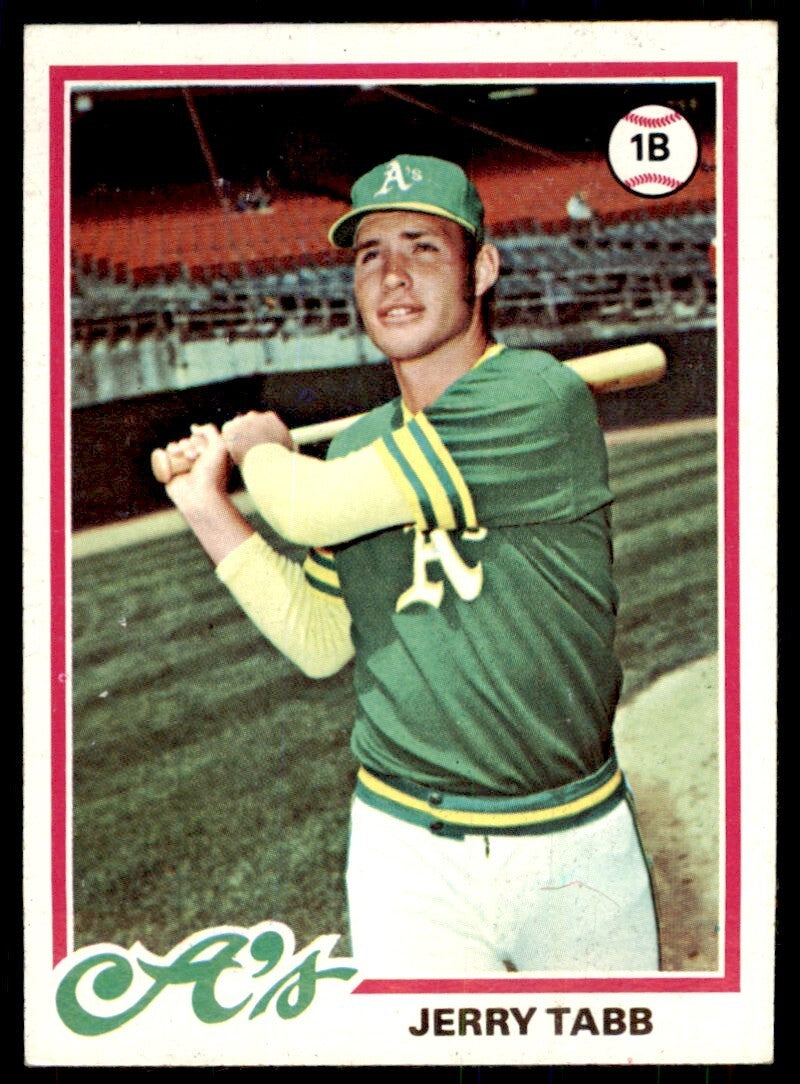 1978 TOPPS JERRY TABB OAKLAND ATHLETICS #224 (101)
