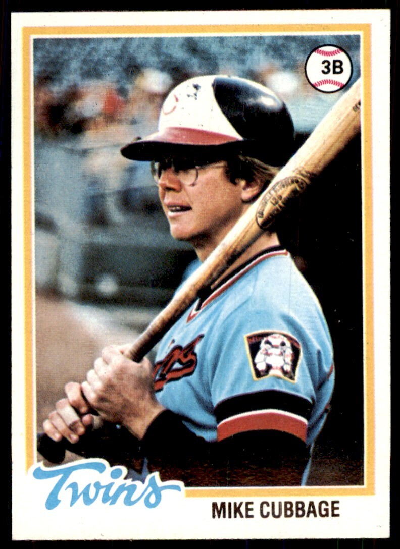 1978 TOPPS MIKE CUBBAGE MINNESOTA TWINS #219 (100)