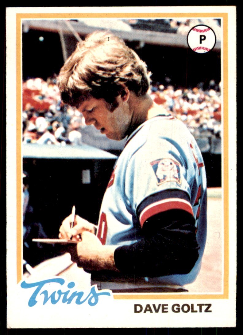 1978 TOPPS DAVE GOLTZ MINNESOTA TWINS #249 (111)