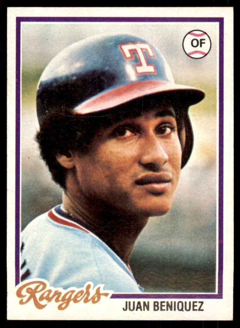 1978 TOPPS JUAN BENIQUEZ TEXAS RANGERS #238 (102)