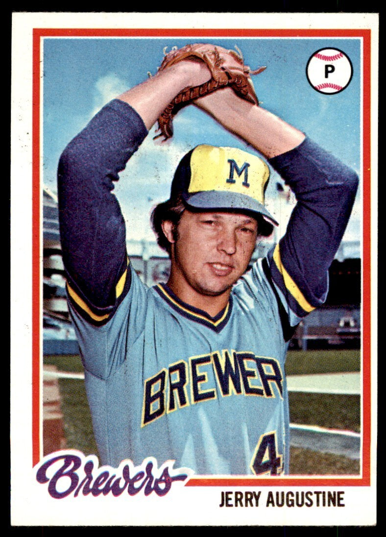 1978 TOPPS JERRY AUGUSTINE MILWAUKEE BREWERS #133 (101)