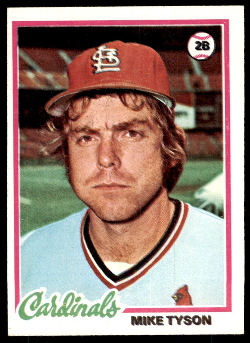 1978 TOPPS MIKE TYSON ST. LOUIS CARDINALS #111.