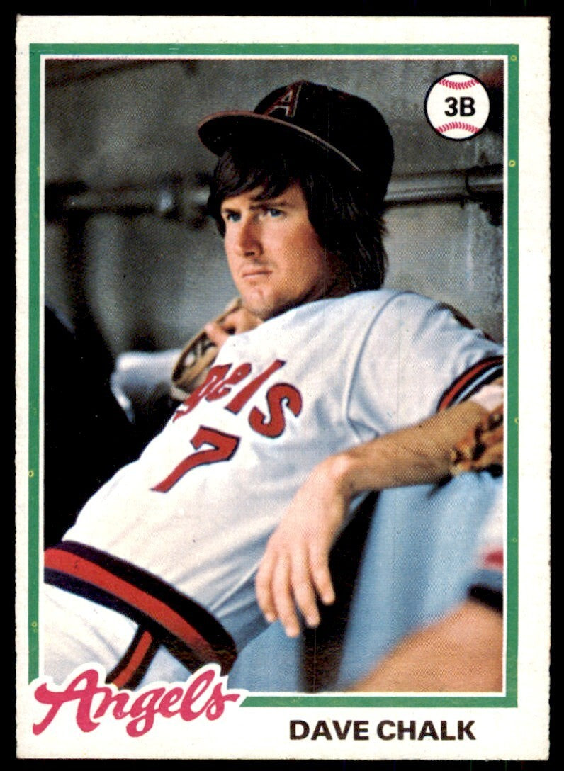 1978 TOPPS DAVE CHALK CALIFORNIA ANGELS #178 (103)